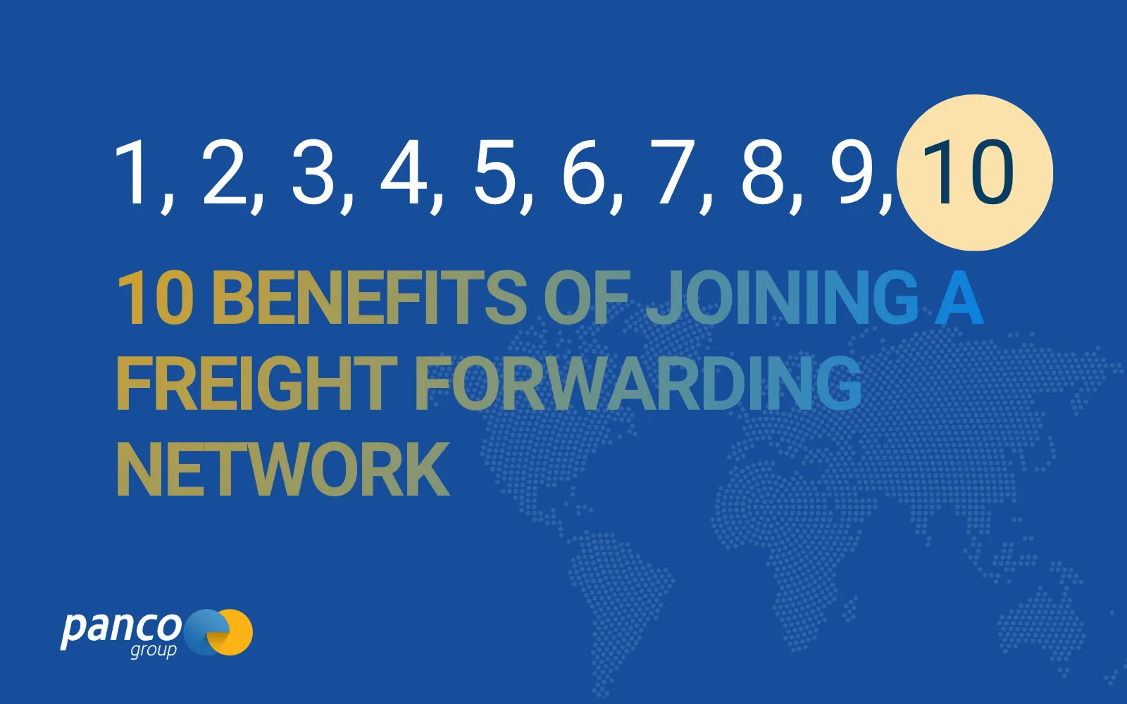 10 Benefits of Joining a Freight Forwarding Network