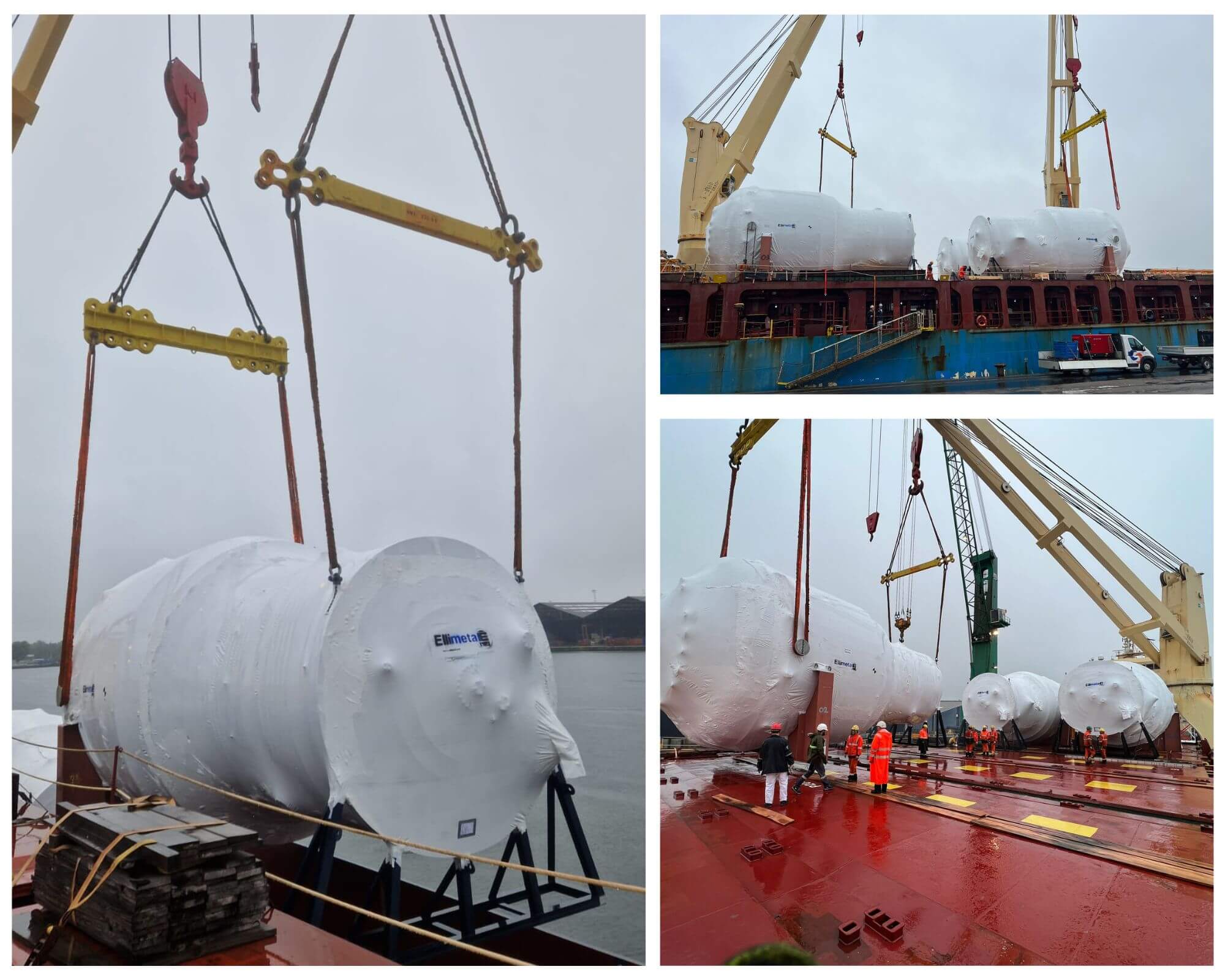 ASF (Belgium) moves 3 x 83 tons Massive Earthquake Detection Columns