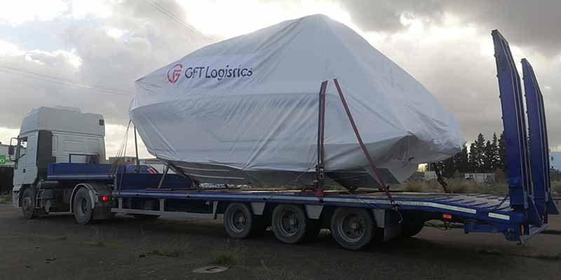 GFT LOGISTICS (Türkiye) transports 5000 kg Yacht from İzmir to Zadar