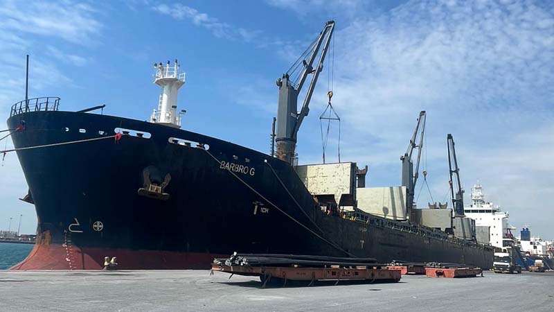 POWER CARGO (Saudi Arabia) successfully completes 15,000 mt Steel Re-Bar Export from Saudi Arabia to Canada