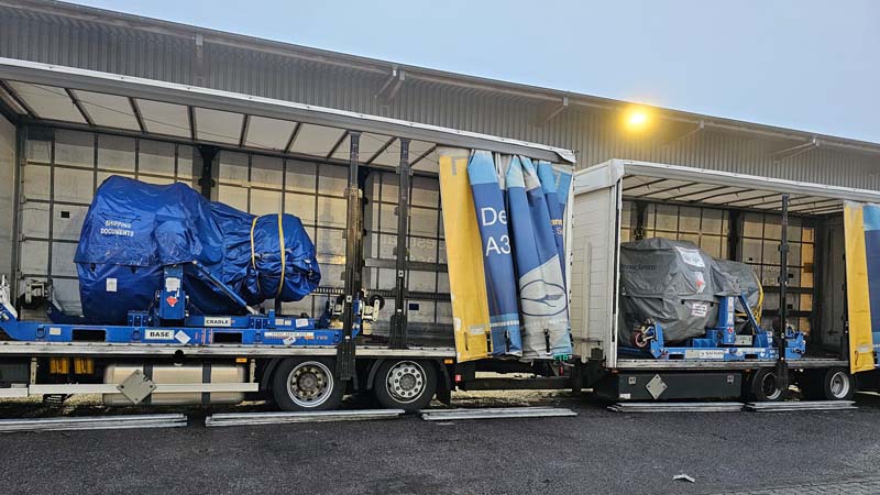 EXPRESS AIR FREIGHT (USA) successfully handled Airplane Engines to Europe