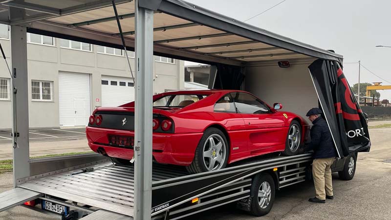 PLASCOW LOGISTICS (Israel) ensures safe Delivery of a legendary Ferrari F355 from Poland to Ashdod