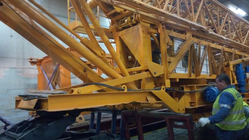 OCEAN BRIDGE SHIPPING (Morocco) delivers 800-Ton Tower Crane from Casablanca to Libreville
