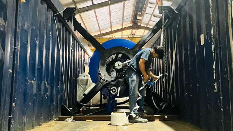 PHILIPPINE GENESIS (Philippines) and FREIGHT & LOGISTICS (Saudi Arabia) collaborate to transport an oversized amusement ride to Dammam