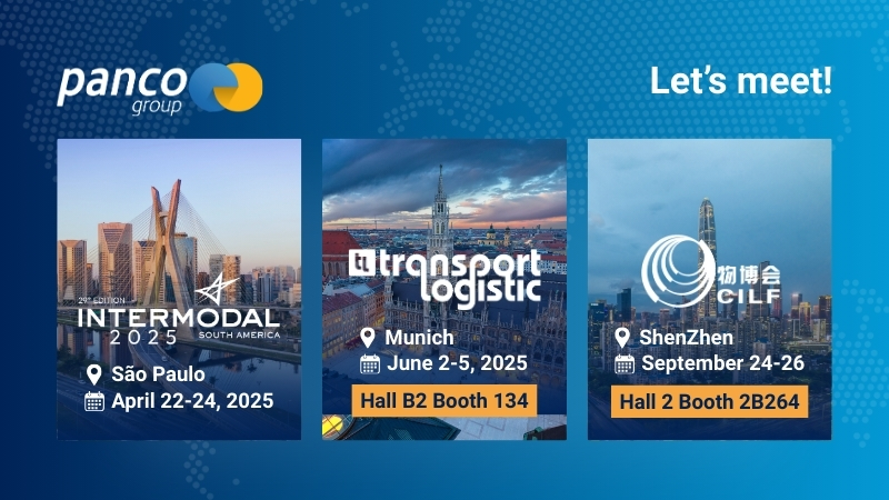 Meet Panco Group at 2025’s Leading Logistics Events: Intermodal South America, Transport Logistic Munich & CILF!