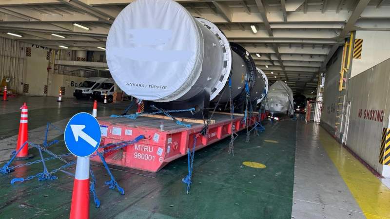OCEAN BRIDGE SHIPPING (Morocco) delivers 42-Ton Gypsum Plant via Ro-Ro from Türkiye to Morocco