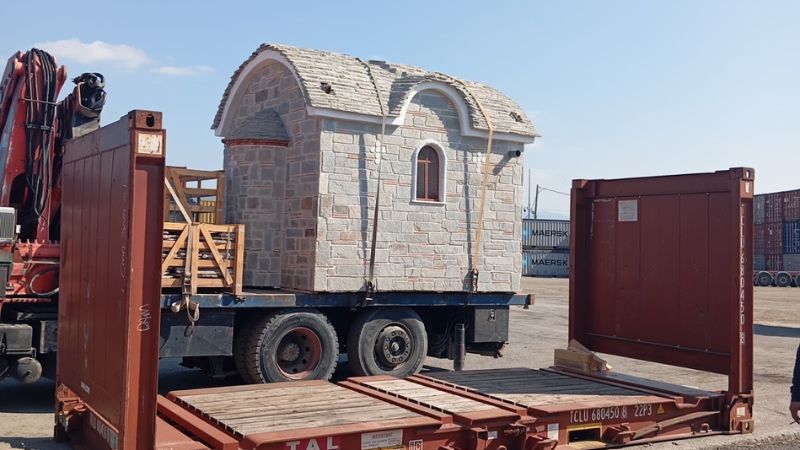 MARINAIR CARGO (Greece) delivers Stone-Built Orthodox Church from Greece to Australia