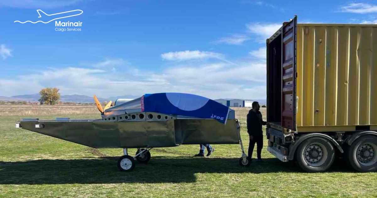 MARINAIR CARGO (Greece) executes Sea Freight Re-Export of Light Aircraft to Canada