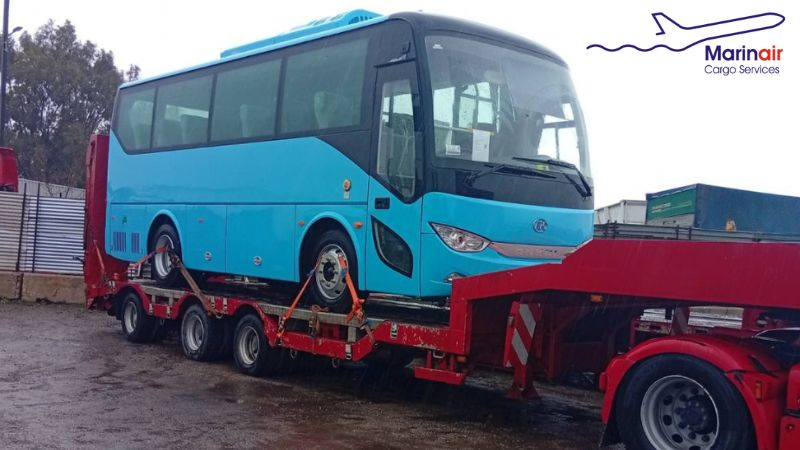 MARINAIR CARGO (Greece) successfully Completes Cross-Border Bus Transport to Albania