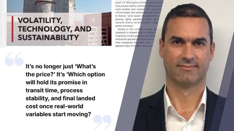 MARINAIR CARGO (Greece) CEO Pavlos Pautos Highlights Impact of Cost Uncertainty on Airfreight Decisions