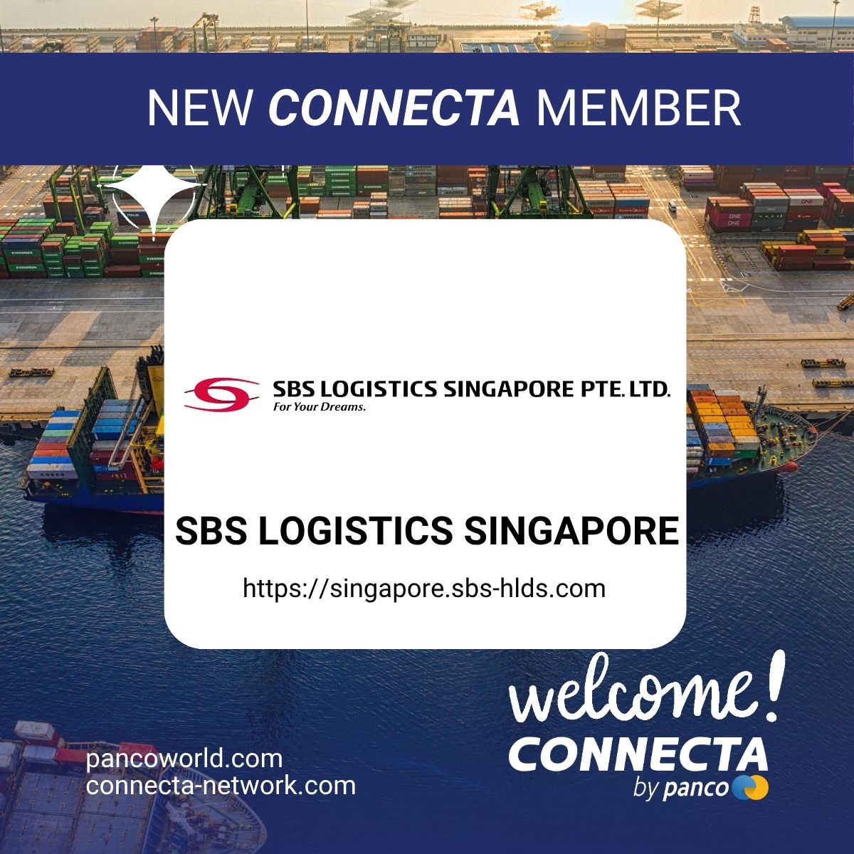 PANGEA New Member Welcome: SBS Logistics Singapore, Singapore