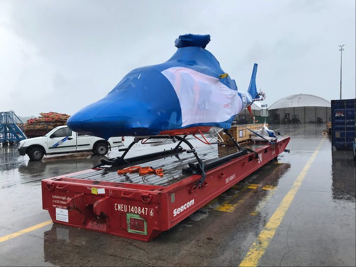 OTIM (Italy) and FJT LOGISTICS (Australia & New Zealand) join forces for moving an Helicopter from Auckland to Livorno