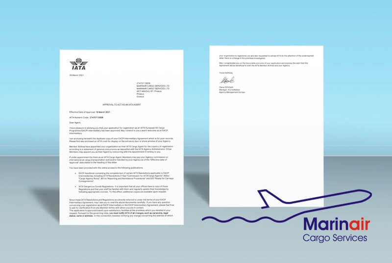 MARINAIR (Greece) obtains IATA Accreditation